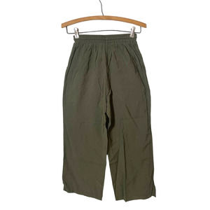Women's Wild Honey Lightweight Rayon Drawstring Pants Olive Green Size S